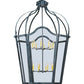 Meyda Lighting Citadel 69" 16-Light Blackened Pewter Pendant Light With Clear Crystal Idalight Shade