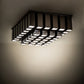Meyda Lighting Cityscape Vista 35" 48-Light Rail Bronze Flush Mount Light