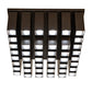 Meyda Lighting Cityscape Vista 35" 48-Light Rail Bronze Flush Mount Light