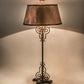 Meyda Lighting Clarice 72" 4-Light Light Burnished Antique Copper Floor Lamp With Vintage Copper Shade