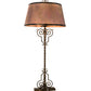 Meyda Lighting Clarice 72" 4-Light Light Burnished Antique Copper Floor Lamp With Vintage Copper Shade