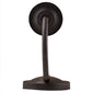 Meyda Lighting Classic 5" Chestnut Wall Sconce With Ivory Faux Candlelight