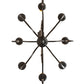 Meyda Lighting Clifton 36" 8-Light Oil Rubbed Bronze Island Chandelier With Amber Faux Candlelight