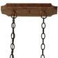 Meyda Lighting Clifton 43" 10-Light Black And Autumn Leaf Chandelier With Black Faux Candlelight