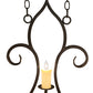 Meyda Lighting Clifton 48" 10-Light Oil Rubbed Bronze Island Chandelier With Ivory Faux Candlelight