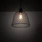 Meyda Lighting Cloche 10" Solar Black Pendant Light