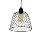 Meyda Lighting Cloche 10" Solar Black Pendant Light
