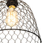 Meyda Lighting Cloche 10" Solar Black Pendant Light