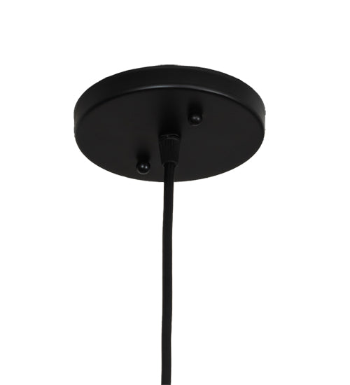 Meyda Lighting Cloche 10" Solar Black Pendant Light