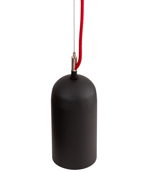 Meyda Lighting Cloche 4" Wrought Iron Pendant Light