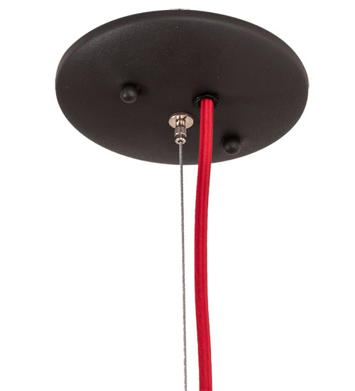Meyda Lighting Cloche 4" Wrought Iron Pendant Light