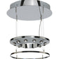 Meyda Lighting Close Encounters 26" 12-Light LED Silver Pendant Light