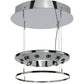 Meyda Lighting Close Encounters 26" 12-Light LED Silver Pendant Light