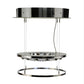 Meyda Lighting Close Encounters 26" 12-Light LED Silver Pendant Light
