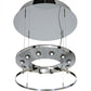 Meyda Lighting Close Encounters 26" 12-Light LED Silver Pendant Light