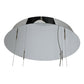 Meyda Lighting Close Encounters 26" 12-Light LED Silver Pendant Light