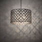 Meyda Lighting Clover 34" 5-Light Black Chrome Pendant Light