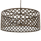 Meyda Lighting Clover 60" 12-Light Timeless Bronze Pendant Light