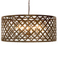 Meyda Lighting Clover 60" 12-Light Timeless Bronze Pendant Light
