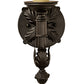 Meyda Lighting Clovis 5" Oil Rubbed Bronze Wall Sconce With Ivory Faux Candlelight