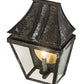 Meyda Lighting Coach 13" Craftsman Verdigris Darien Wall Sconce With Clear Shade Glass