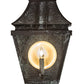 Meyda Lighting Coach 13" Craftsman Verdigris Darien Wall Sconce With Clear Shade Glass
