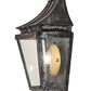 Meyda Lighting Coach 13" Craftsman Verdigris Darien Wall Sconce With Clear Shade Glass
