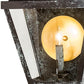Meyda Lighting Coach 13" Craftsman Verdigris Darien Wall Sconce With Clear Shade Glass