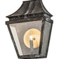 Meyda Lighting Coach 13" Craftsman Verdigris Darien Wall Sconce With Clear Shade Glass