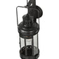 Meyda Lighting Coachman 6" Craftsman Brown Hanging Wall Sconce With Clear Shade Glass