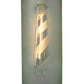 Meyda Lighting Coastal Collection 5" Black Lighthouse Mini Pendant Light With Clear Wine Bottle Shade Glass
