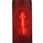 Meyda Lighting Coastal Collection 5" Black Lobster Mini Pendant Light With Red Wine Bottle Shade Glass