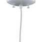 Meyda Lighting Coastal Collection 5" White Lighthouse Mini Pendant Light With Clear Frosted Wine Bottle Shade Glass
