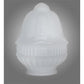 Meyda Lighting Colonnade 5" White Opal Frosted Neck Shade Glass