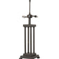 Meyda Lighting Column Mission 26" 2-Light Oil Rubbed Bronze Table Lamp Base