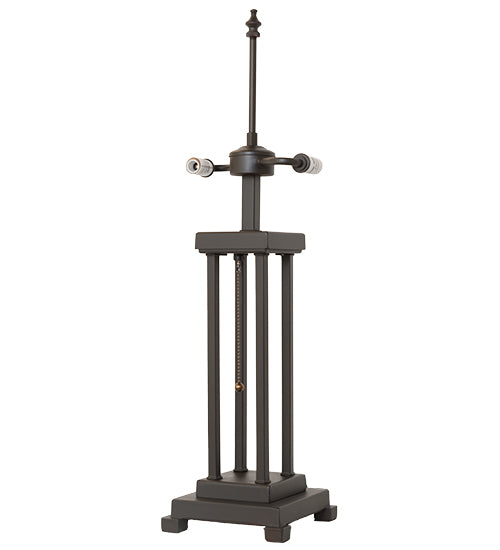 Meyda Lighting Column Mission 26" 2-Light Oil Rubbed Bronze Table Lamp Base