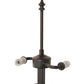 Meyda Lighting Column Mission 26" 2-Light Oil Rubbed Bronze Table Lamp Base