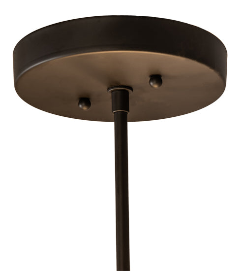 Meyda Lighting Commerce 20" 4-Light Oil Rubbed Bronze Semi-flush Mount Light With Creme Carrara Idalight Shade