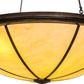 Meyda Lighting Commerce 250578 71" 8-Light Copper Vein Inverted Pendant Light With Tawnyrock Idalight Shade