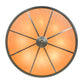 Meyda Lighting Commerce 48" 8-Light Nickel Semi-flush Mount Ceiling Light With Amber Botticino Idalight Shade