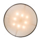 Meyda Lighting Commerce 60" 8-Light Oil Rubbed Bronze Inverted Pendant Light With White Statuario Idalight Shade Glass