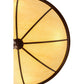 Meyda Lighting Commerce 72" 8-Light Copper Vein Semi-flush Mount Ceiling Light With Tawnyrock Idalight Shade Glass