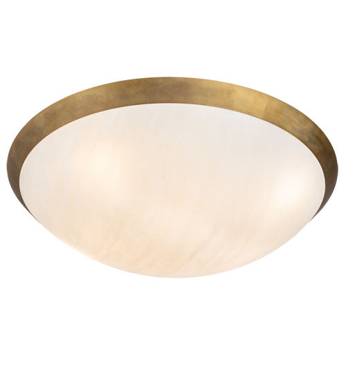 Meyda Lighting Commerce 72" 8-Light Gonze Matte Inverted Pendant Light With Fleshtone Idalight Shade
