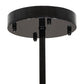 Meyda Lighting Complejo 44" 8-Light Mirror Black & Antique Copper Pendant Light