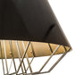 Meyda Lighting Complejo 44" 8-Light Mirror Black & Antique Copper Pendant Light