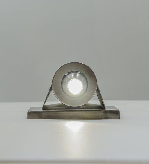 Meyda Lighting Concave 4" 2-Light LED Brushed Stainless Steel Wall Sconce
