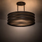 Meyda Lighting Concertina 30" 6-Light Oil Rubbed Bronze Pendant Light