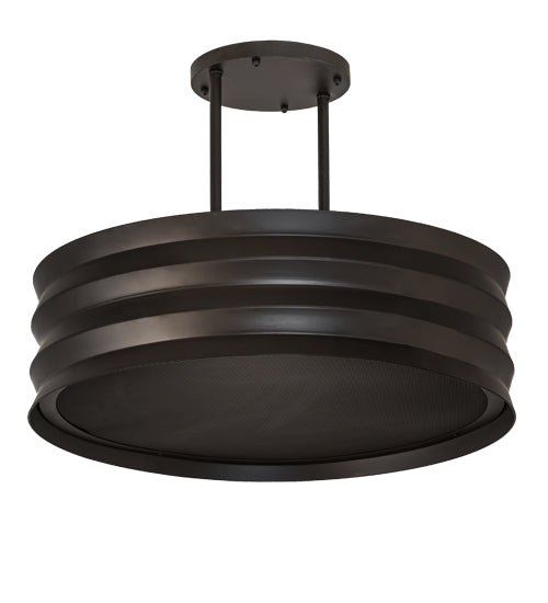 Meyda Lighting Concertina 30" 6-Light Oil Rubbed Bronze Pendant Light