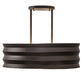 Meyda Lighting Concertina 30" 6-Light Oil Rubbed Bronze Pendant Light