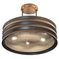 Meyda Lighting Concertina 30" 6-Light Oil Rubbed Bronze Pendant Light